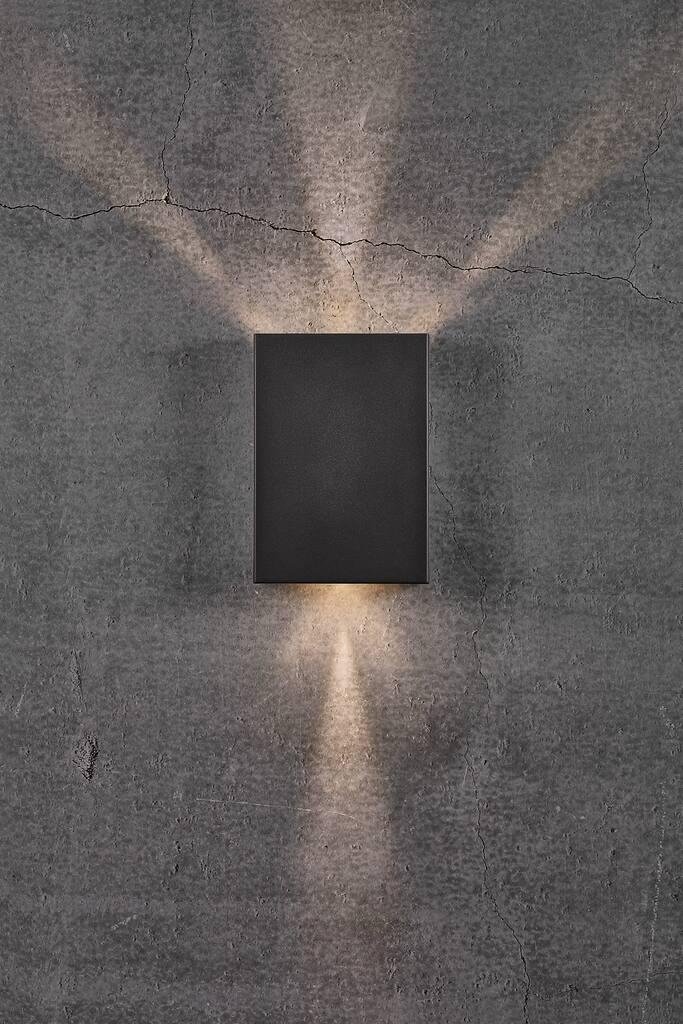 NOR 2019051003 Venkovní nástěnné svítidlo Fold 15 2x3,5W LED černá čirá - NORDLUX (obrázek 8)