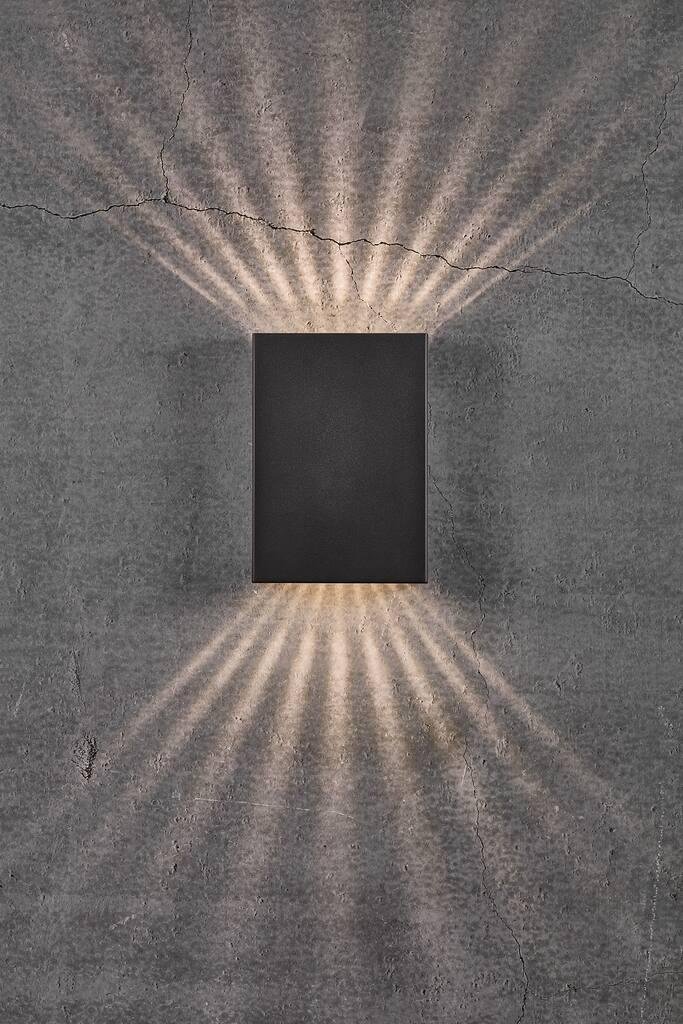 NOR 2019051003 Venkovní nástěnné svítidlo Fold 15 2x3,5W LED černá čirá - NORDLUX (obrázek 11)