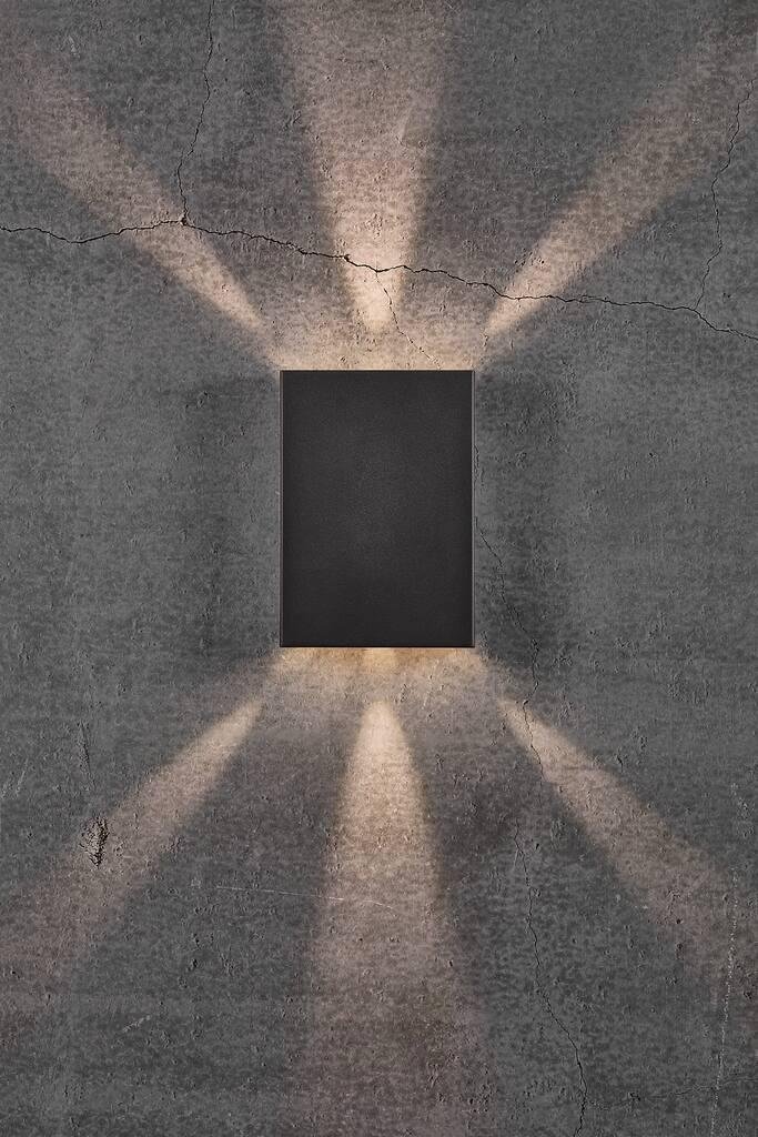 NOR 2019051003 Venkovní nástěnné svítidlo Fold 15 2x3,5W LED černá čirá - NORDLUX (obrázek 14)