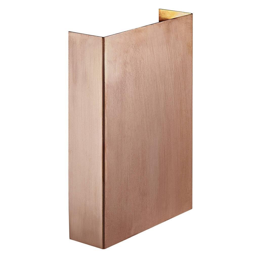 NOR 2019051030 Venkovní nástěnné svítidlo Fold 15 2x5W LED měď čirá - NORDLUX
