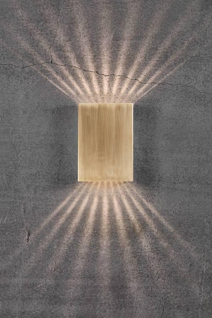 NOR 2019051035 Venkovní nástěnné svítidlo Fold 15 2x5W LED mosaz čirá - NORDLUX (obrázek 8)