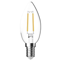 Obrázek pro produkt LED žárovka svíčka C35 E14 470lm Dim C čirá - NORDLUX