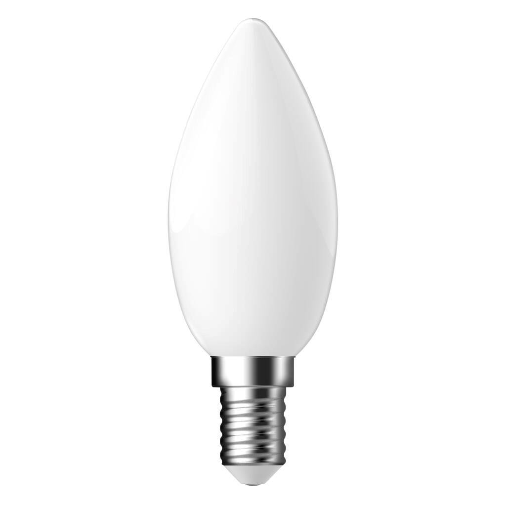 Levně NOR 5183016321 LED žárovka svíčka C35 E14 470lm M bílá - NORDLUX