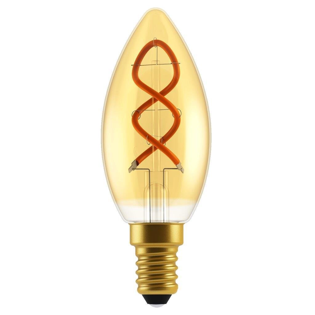 Levně NOR 2080101458 LED žárovka svíčka E14 2,5W C35 zlatá - NORDLUX