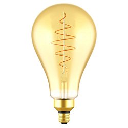 Obrázek pro produkt LED žárovka dekorační E27 8,5W PS160 zlatá - NORDLUX