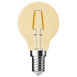 Obrázek pro produkt LED žárovka kapka PÆRE-DEKO E14 G45 MINI GLOBE 4,8W DÆMP GULD - NORDLUX