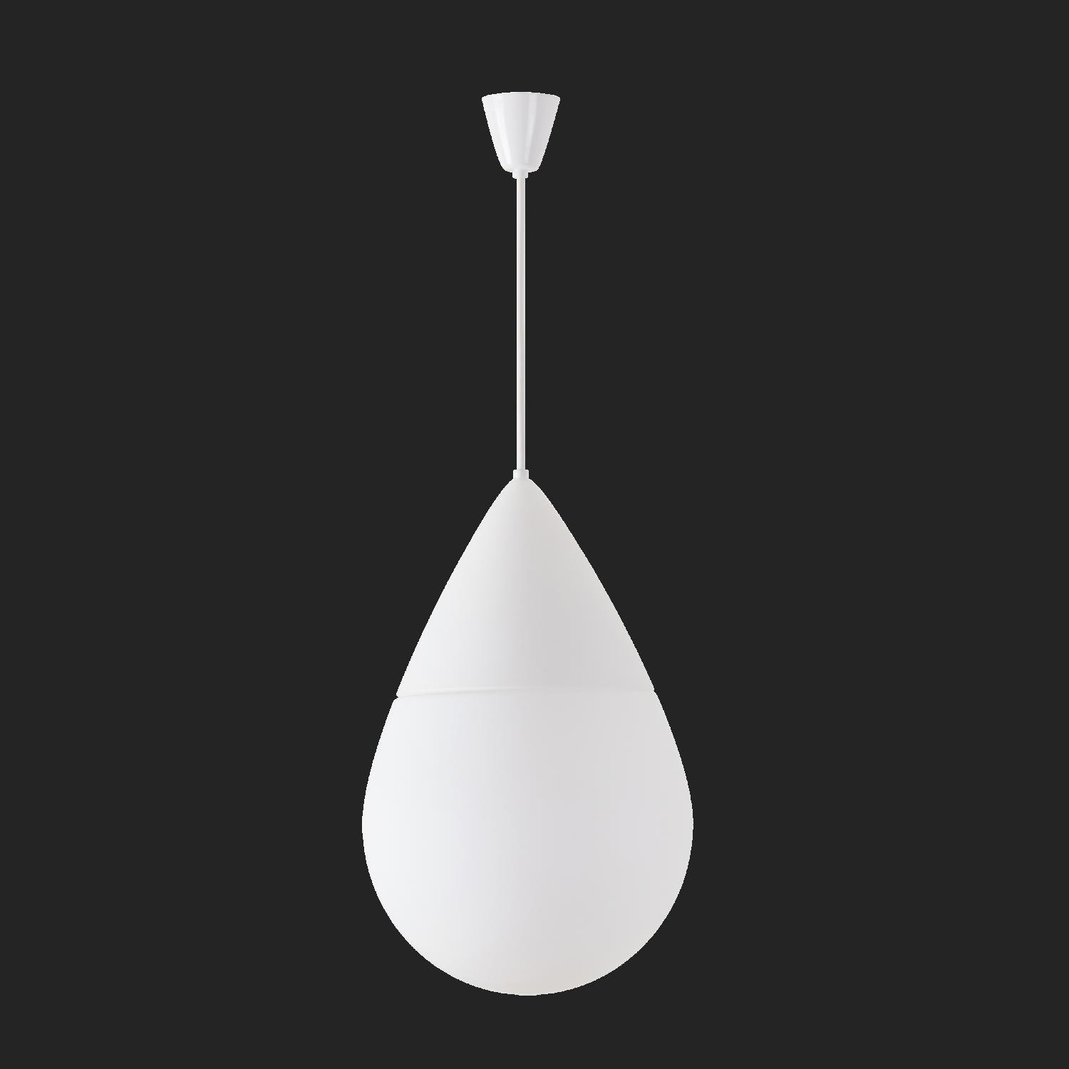OS DAN63065 DANAE S závěsné skleněné svítidlo bílá IP40 3000 K 2x20/9W LED (původní kód OS 63065) - OSMONT