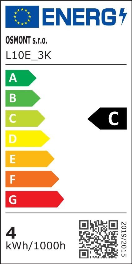 OS ALK67099 ALKOR 2 stropní/nástěnné skleněné svítidlo bílá IP44 3000 K 5W LED - OSMONT (obrázek 7)
