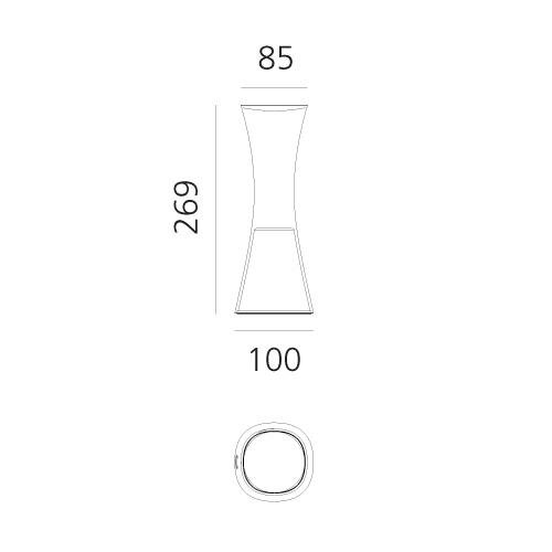 AR 0165W20A Come together - 2700K - hliník - ARTEMIDE (obrázek 6)