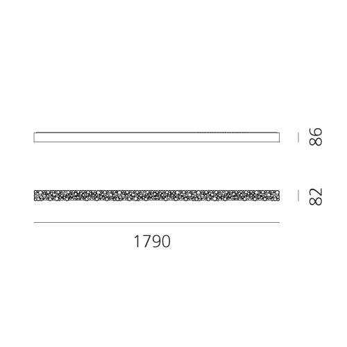 AR 0221010APP Calipso lineární samostatné 180 stropní - Bluetooth - ARTEMIDE (obrázek 4)