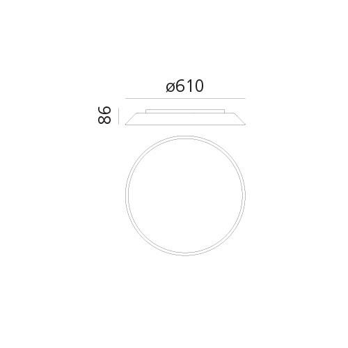 AR 0241300A Febe  3000K - bílá - ARTEMIDE (obrázek 6)