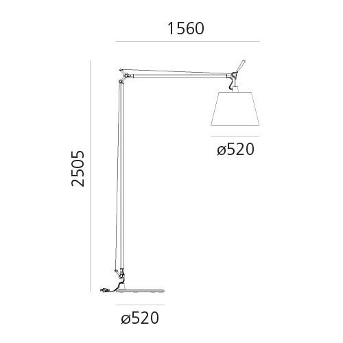 AR 0510010A Tolomeo Maxi - ARTEMIDE (obrázek 4)