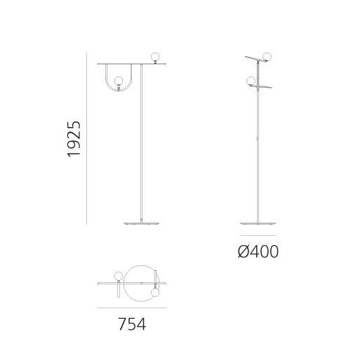 AR 1102010A Yanzi stojací lampa - ARTEMIDE (obrázek 8)