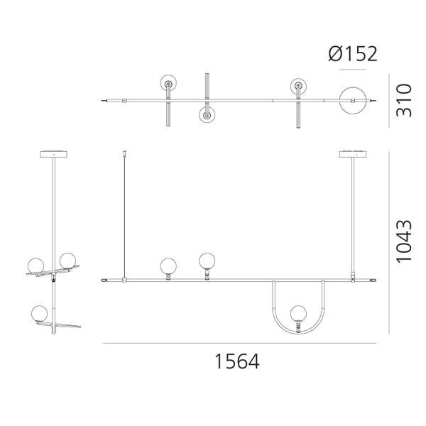 AR 1104010A Yanzi závěsné 1 - ARTEMIDE (obrázek 8)