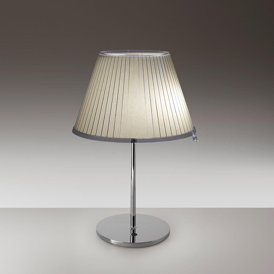 Levně AR 1128120A Choose stolní lampa - pergamen chrom - ARTEMIDE