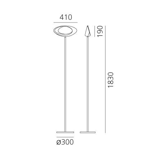 AR 1180010A Cabildo stojací lampa LED 3000K - ARTEMIDE (obrázek 7)