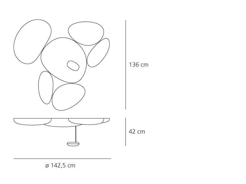 AR 1245W10A Skydro stropní Led 2700K - ARTEMIDE (obrázek 5)