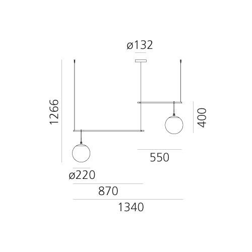 AR 1282010A nh S3 2 Arms - ARTEMIDE (obrázek 9)