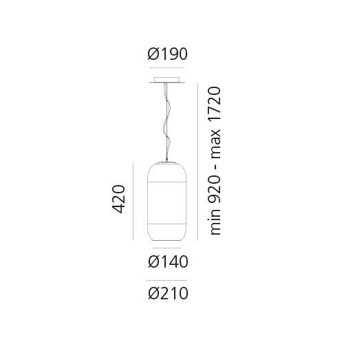 AR 1405340A Gople - černá měď - ARTEMIDE (obrázek 10)