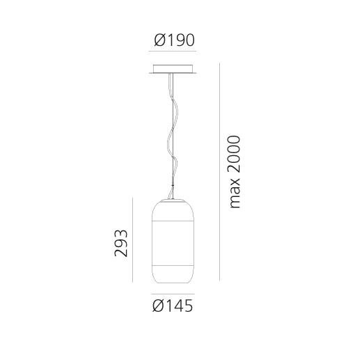 AR 1406340A Gople Mini závěsné - černá měď - ARTEMIDE (obrázek 10)