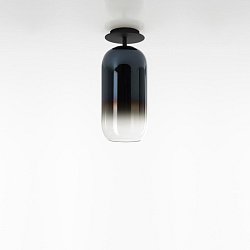Obrázek pro produkt Gople Mini stropní - černá modrá - ARTEMIDE