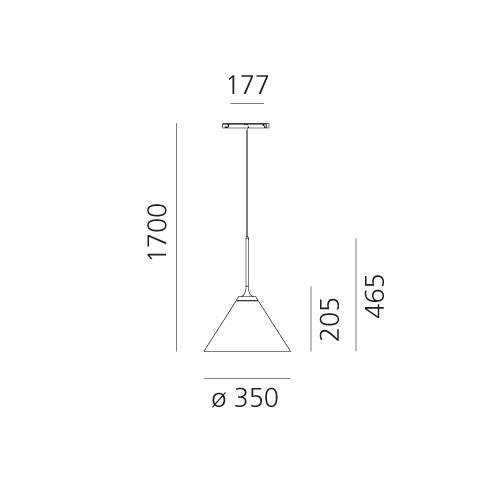 AR 1457010A Look at Me Cone Track závěsné 35 - ARTEMIDE (obrázek 4)