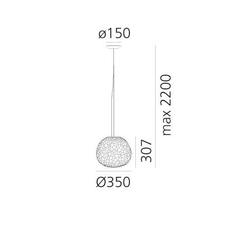 AR 1702010A Meteorite 35 závěsné - ARTEMIDE (obrázek 5)