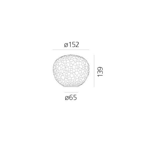 AR 1703110A Meteorite 15 stolní lampa (E14) - ARTEMIDE (obrázek 7)