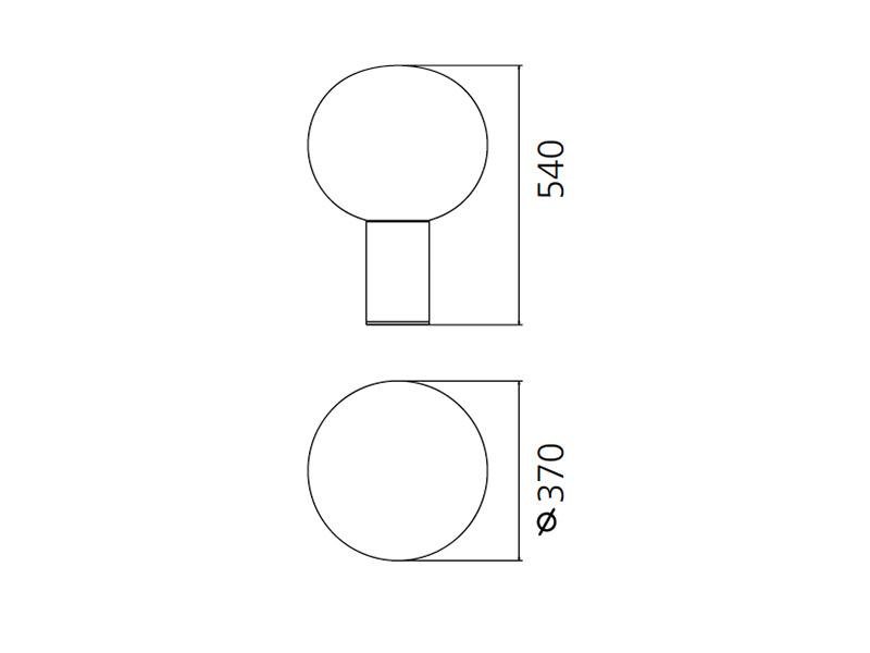 AR 1809140A Laguna 37 stolní lampa - matná mosaz - ARTEMIDE (obrázek 5)