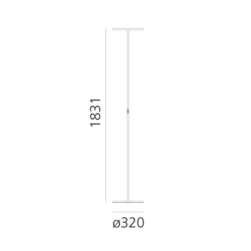 AR 1833W20A Athena 2700K - bílá - ARTEMIDE (obrázek 4)