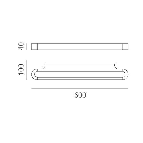 AR 1914050A Talo nástěnné 60 - stmívatelné - leštěný chrom - ARTEMIDE (obrázek 6)