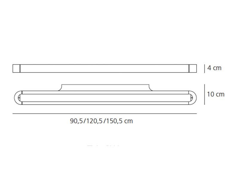 AR 1918020A Talo nástěnné 120 - stmívatelné - stříbrná - ARTEMIDE (obrázek 6)