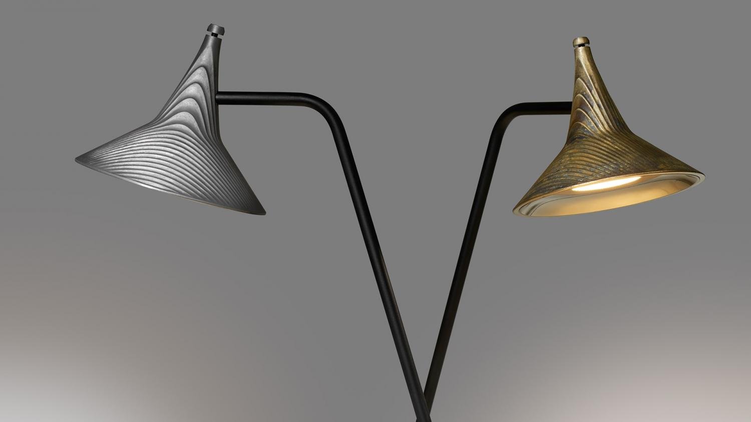 AR 1945W10A Unterlinden stolní lampa - LED 2700K hliník - ARTEMIDE (obrázek 3)