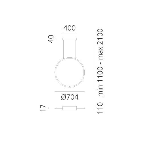 AR 1992330APP Discovery vertikální 70 - černá - RGBW - Bluetooth - ARTEMIDE (obrázek 9)