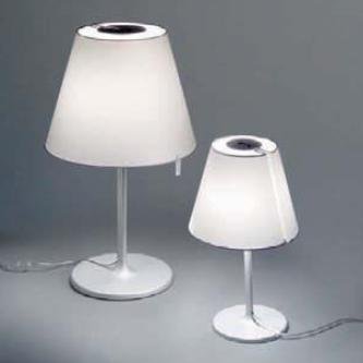 Levně AR 0315010A Stolní lampa Melampo velká šedá 2x52W E27 výška 58cm výklopná - ARTEMIDE