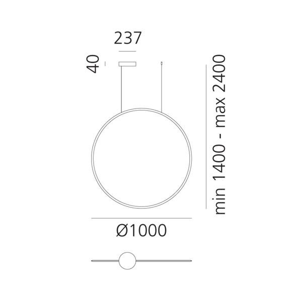 AR 1993030APP Discovery vertikální 100 - černá - Bluetooth - ARTEMIDE (obrázek 9)
