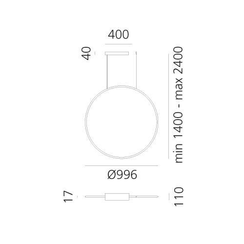 AR 1993210A Discovery vertikální 100 - hliník - TW - ARTEMIDE (obrázek 9)