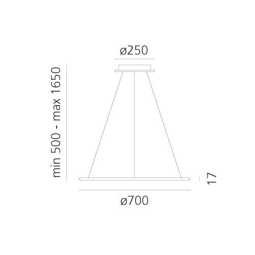 AR 1999110APP Discovery závěsné - hliník - Bluetooth - ARTEMIDE (obrázek 6)