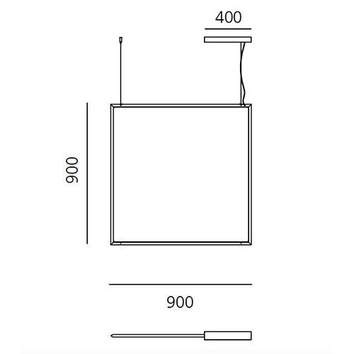 AR 2000060APP Discovery Space čtverec - TW - bronz - Bluetooth - ARTEMIDE (obrázek 8)