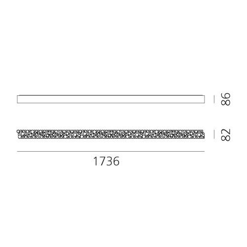 AR 2012010APP Calipso lineární systém 180 stropní - Bluetooth - ARTEMIDE (obrázek 6)