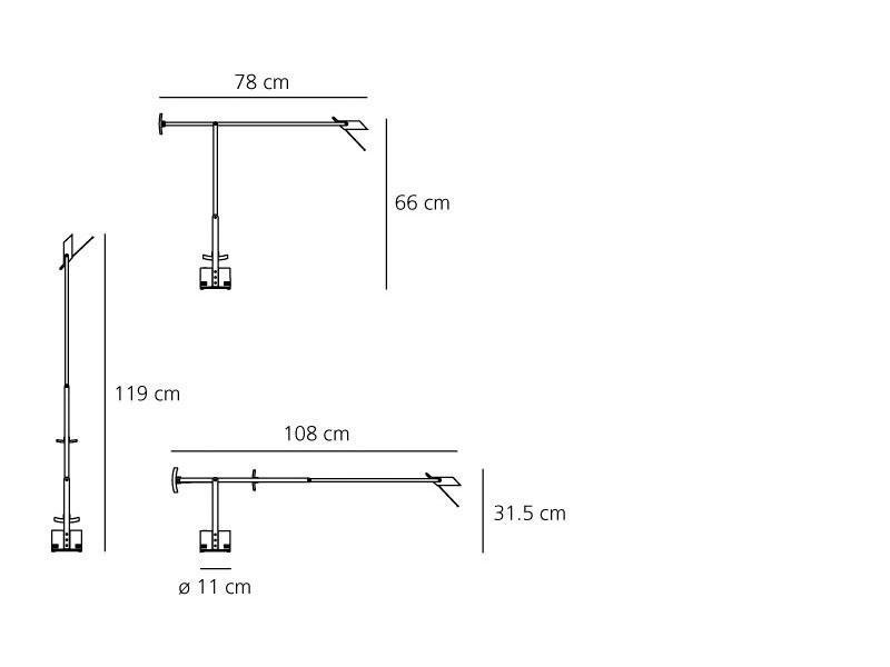 AR A009010 Stolní lampa Tizio - ARTEMIDE (obrázek 9)