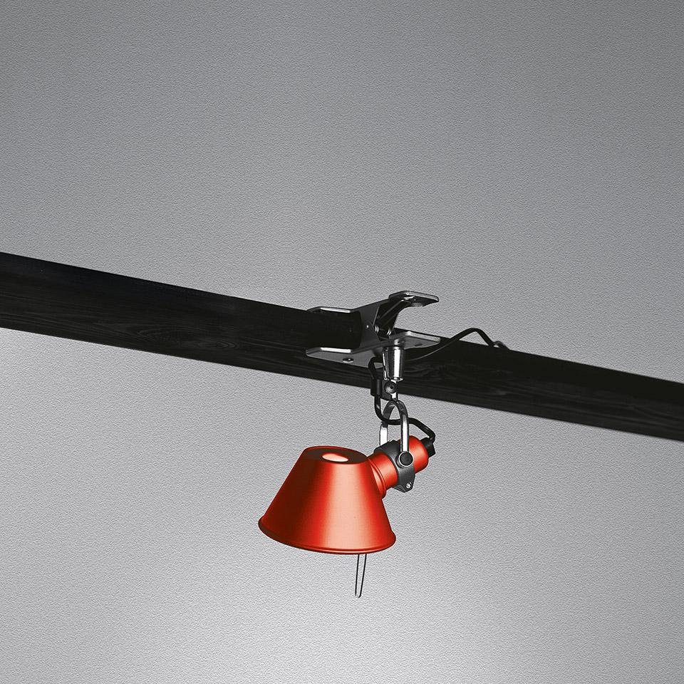 AR A010810 Tolomeo Micro Pinza - červená - ARTEMIDE