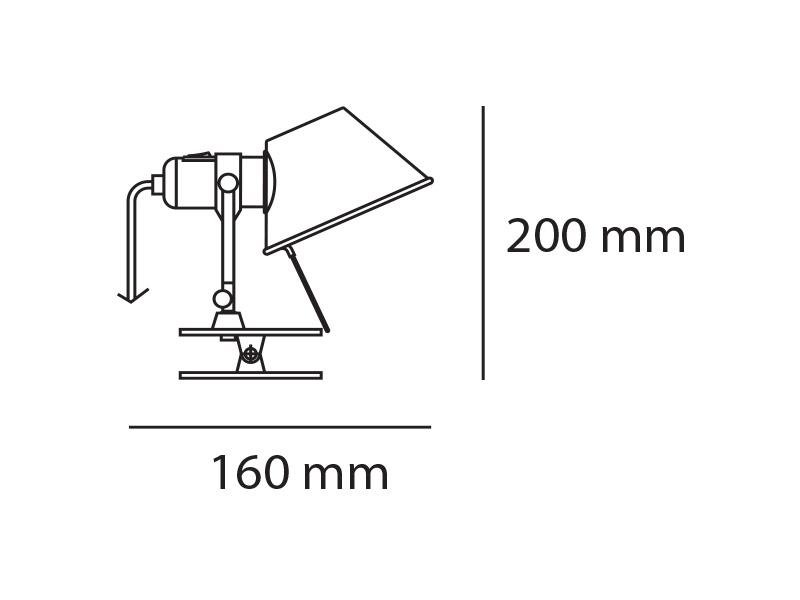 AR A010810 Tolomeo Micro Pinza - červená - ARTEMIDE (obrázek 5)