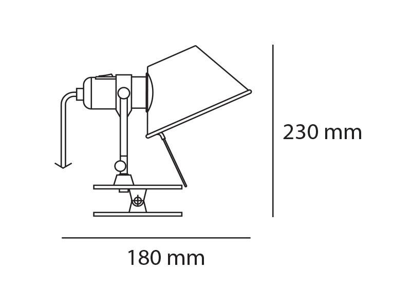 AR A0448W50 Tolomeo Pinza LED - 2700K - ARTEMIDE (obrázek 5)