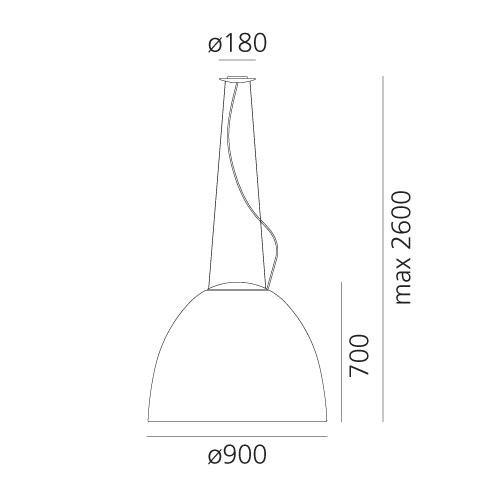 AR A243210 Nur 1618 LED - hliník - ARTEMIDE (obrázek 5)
