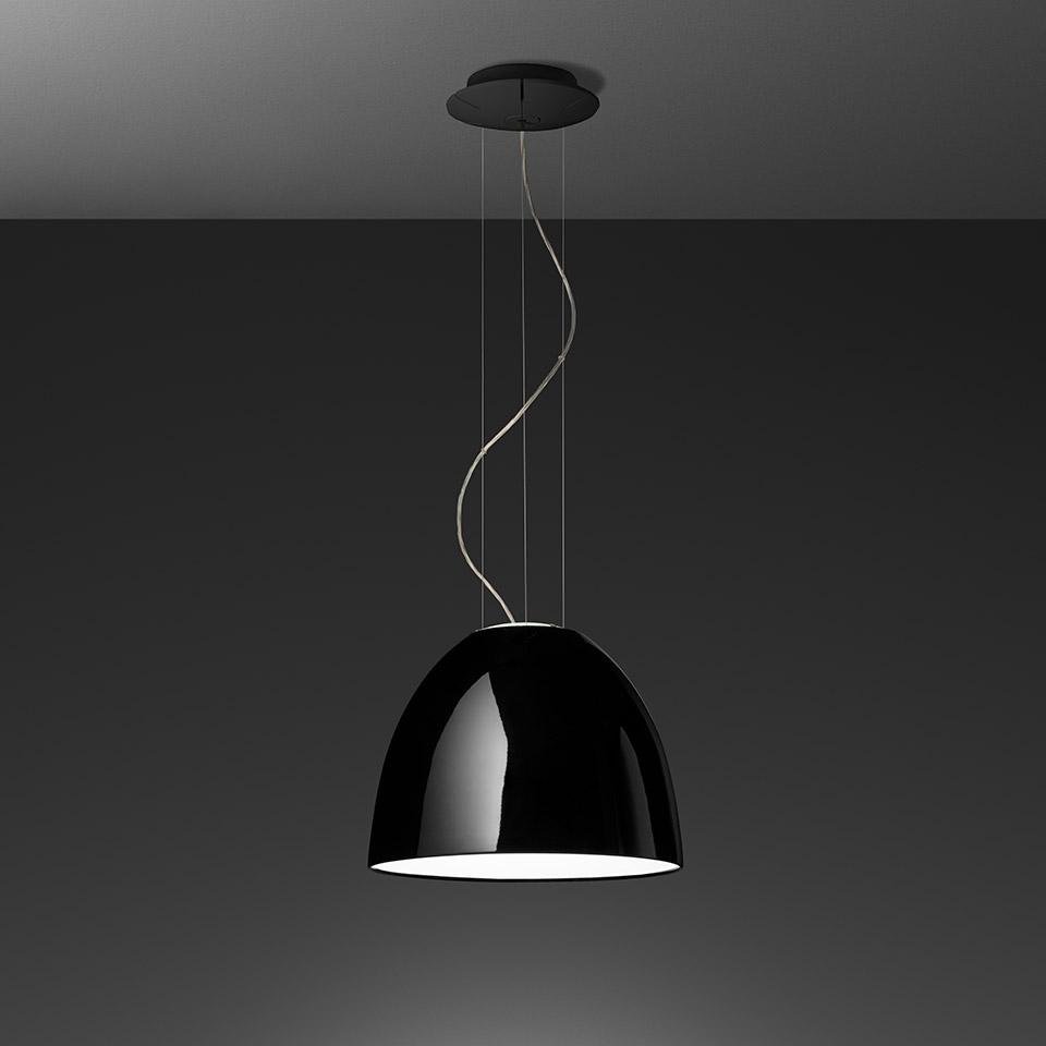 AR A246410 Nur Mini Gloss LED - závěsné - černá - ARTEMIDE