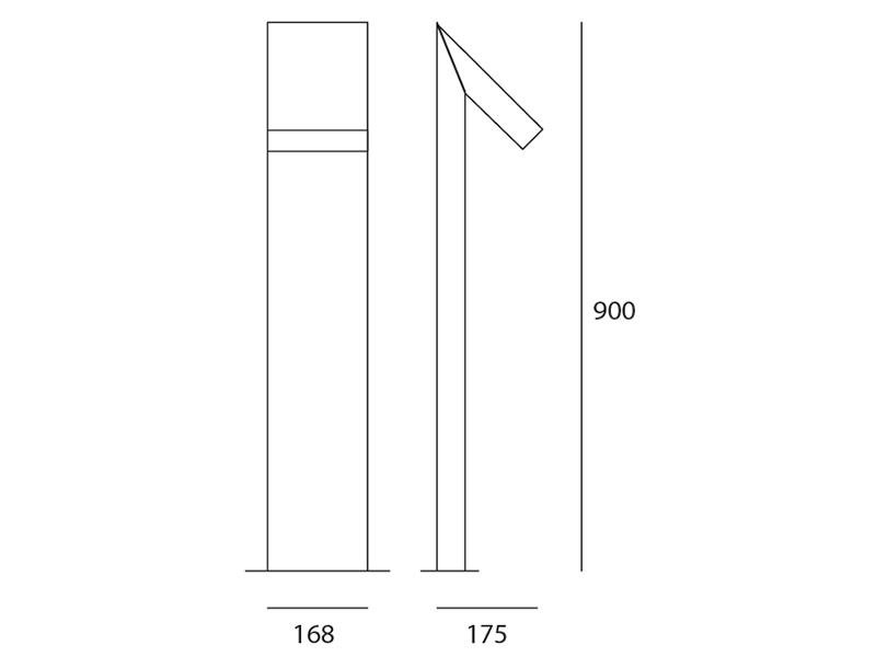 AR T082120 Chilone stojací lampa 90 antracitová šedá - ARTEMIDE (obrázek 5)