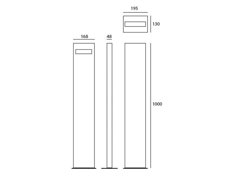 AR T083800 Nuda 100 Monolateral šedá bílá - ARTEMIDE (obrázek 6)