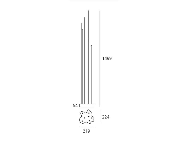 AR T087500 Reeds IP68 - ARTEMIDE (obrázek 7)