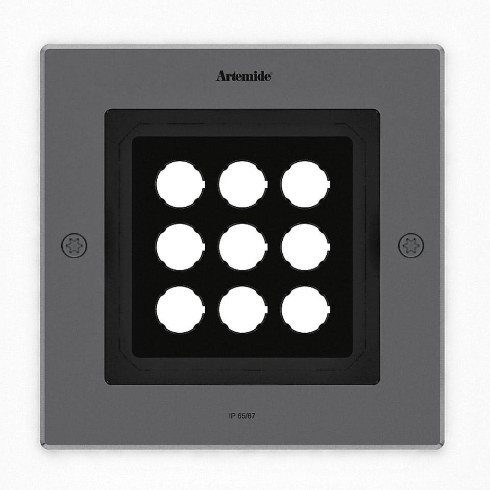 Levně AR T4009WFLW00 Ego 220 pojezdové ocel 38° 3000K čtverec - ARTEMIDE